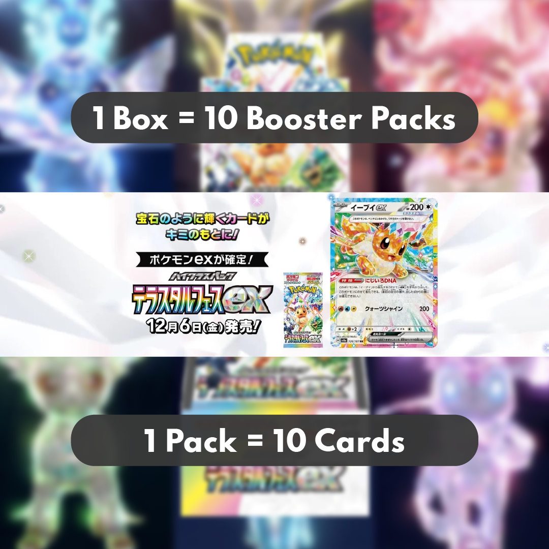 Pokémon TCG [SV8a] "Terastal Festival" Japanese Booster Box