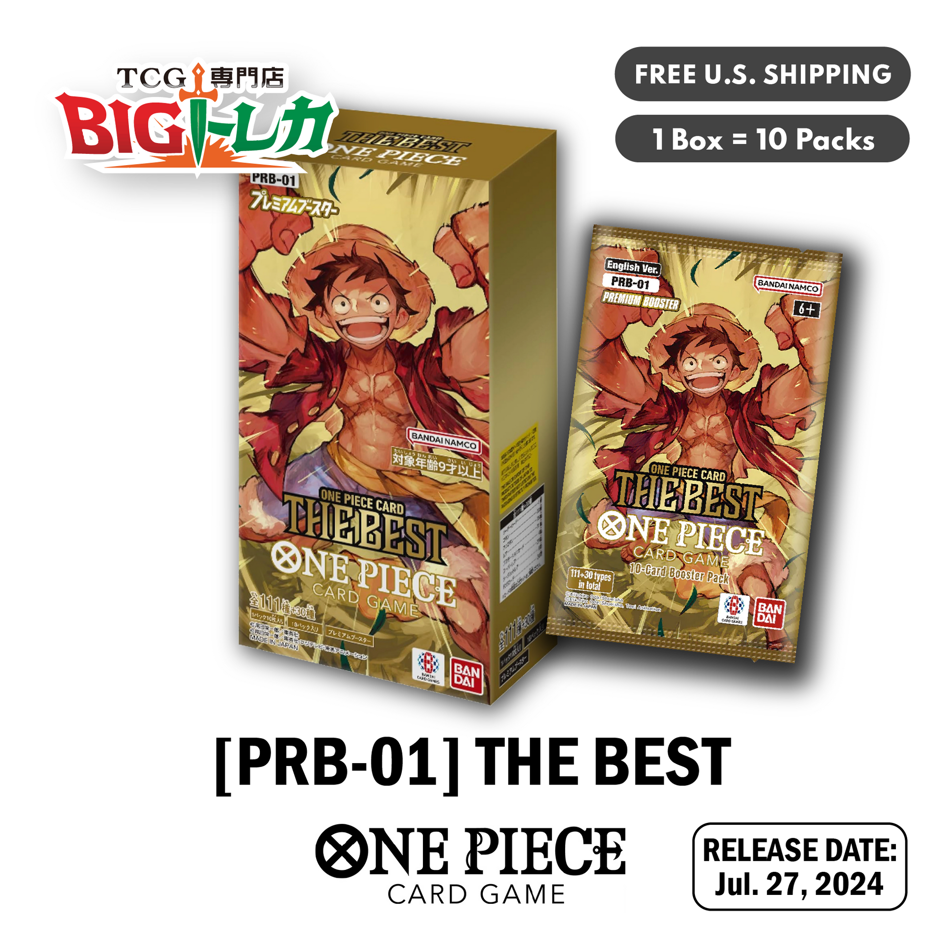 ONE PIECE TCG [PRB-01] 